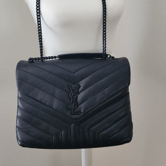 YSL- Saint Laurent Loulou Medium Shoulder bag - Picture 12 of 16